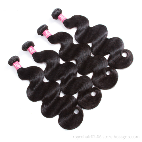 100% Virgin Indian Hair Body Wave Darling Hair Weaving , 8A Indian Body Wave Human Hair Weft with Lace Closure